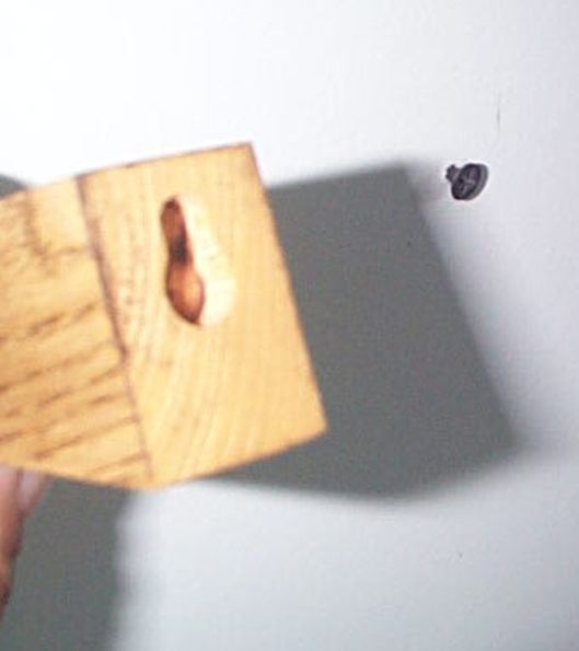 The Pirates Lair Custom Made Handcrafted Oak or Wlanut TPL Wall Brackets to Safely, Securely, and Properly Display Your Cutlass or Sword Without Damaging Wall or Weapon